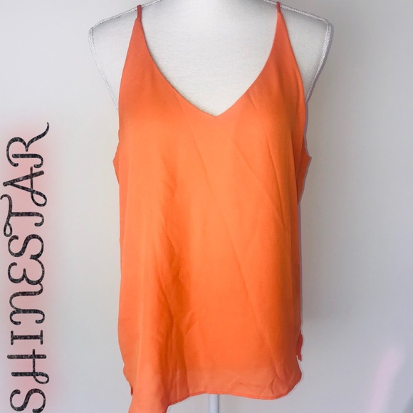 Shinestar Tops - Shinestar Orange Sleeveless top FINAL PRICE💰💰